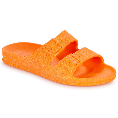 Schoenen Dames Leren slippers Cacatoès NEON FLUO Orange