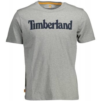 Textiel Heren T-shirts korte mouwen Timberland TB0A2BRN Grijs