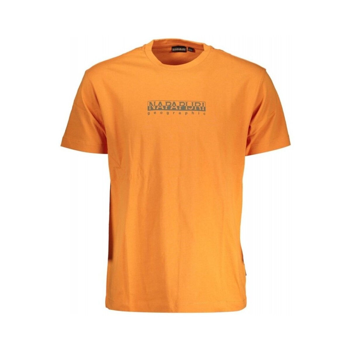 Textiel Heren T-shirts korte mouwen Napapijri NP0A4GDR-S-BOX-SS-3 Orange