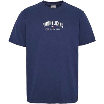 Textiel Heren T-shirts korte mouwen Tommy Hilfiger DM0DM15654 Blauw