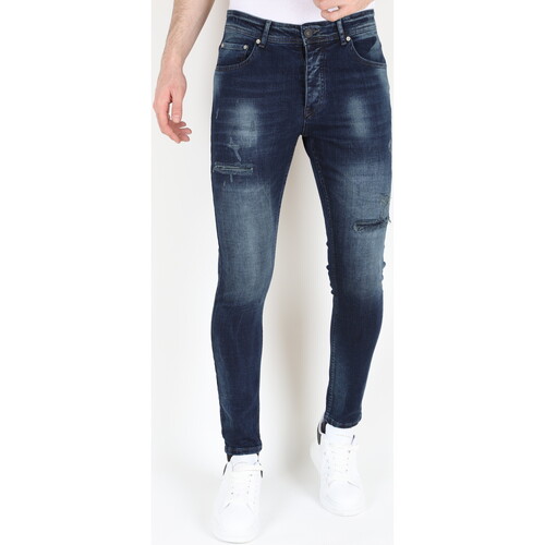 Textiel Heren Skinny jeans Mario Morato E Stoash Jeans Gaten Strech MM Blauw