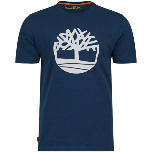 Textiel Heren T-shirts korte mouwen Timberland TB0A2C6S Blauw