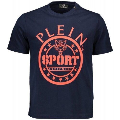 Textiel Heren T-shirts korte mouwen Philipp Plein Sport TIPS128 Blauw