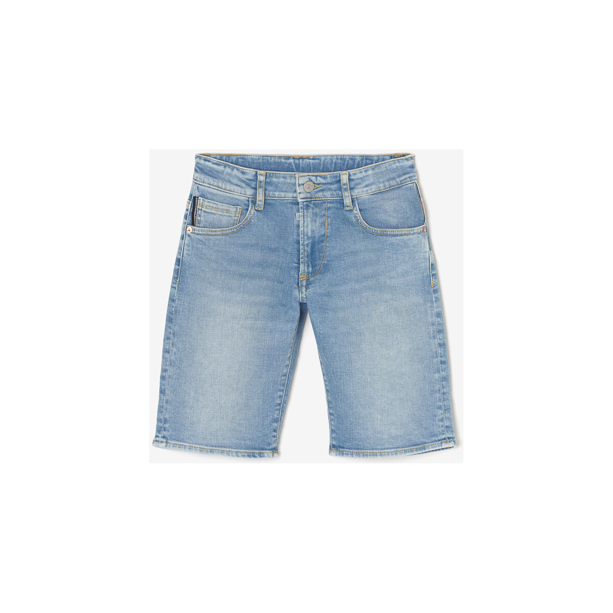 Textiel Jongens Korte broeken / Bermuda's Le Temps des Cerises Bermuda short van jeans MIKE Blauw
