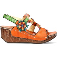 Schoenen Dames Sandalen / Open schoenen Laura Vita DINO 824 Orange