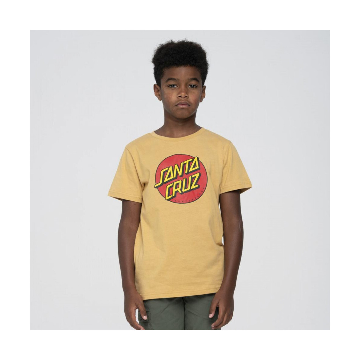 Textiel Kinderen T-shirts & Polo’s Santa Cruz Youth classic dot t-shirt Beige