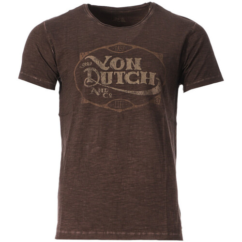 Textiel Heren T-shirts & Polo’s Von Dutch  Brown
