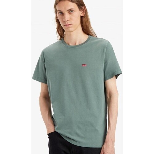 Textiel Heren T-shirts korte mouwen Levi's 56605 0202 ORIGINAL Groen