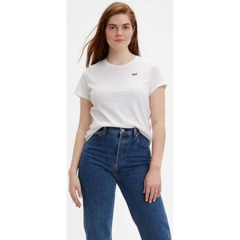 Textiel Dames T-shirts & Polo’s Levi's 39185 0006 PERFECT Wit