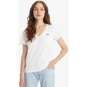 Textiel Dames T-shirts & Polo’s Levi's 85341 0002 PERFECT VNECK Wit