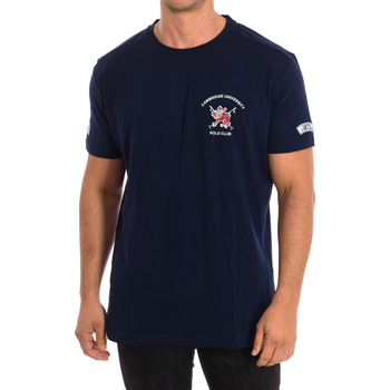 Textiel Heren T-shirts korte mouwen La Martina TMR604-JS206-07017 Blauw