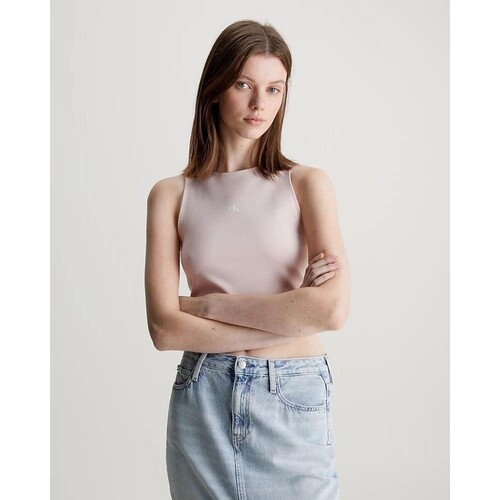 Textiel Dames T-shirts & Polo’s Calvin Klein Jeans J20J223107TF6 Roze