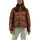Textiel Dames Jacks / Blazers Hinnominate Piumino All Zip In Nylon Con Etichetta Sul Polso Brown