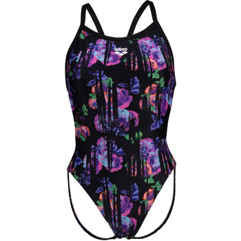 Textiel Dames Bikini's Arena Women's  Rose Texture Swimsuit Xcro Zwart
