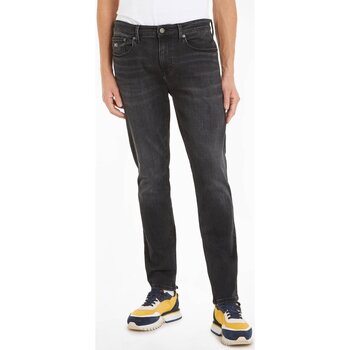 Textiel Heren Straight jeans Tommy Jeans DM0DM18145 Zwart