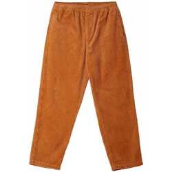 Textiel Heren Broeken / Pantalons Obey Easy cord pant Brown