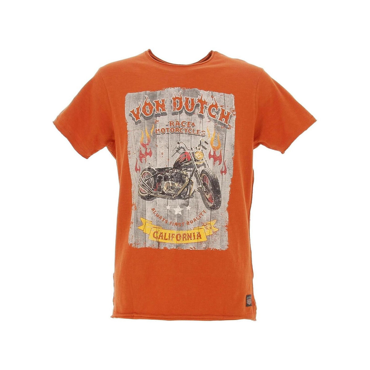 Textiel Heren T-shirts & Polo’s Von Dutch  Orange