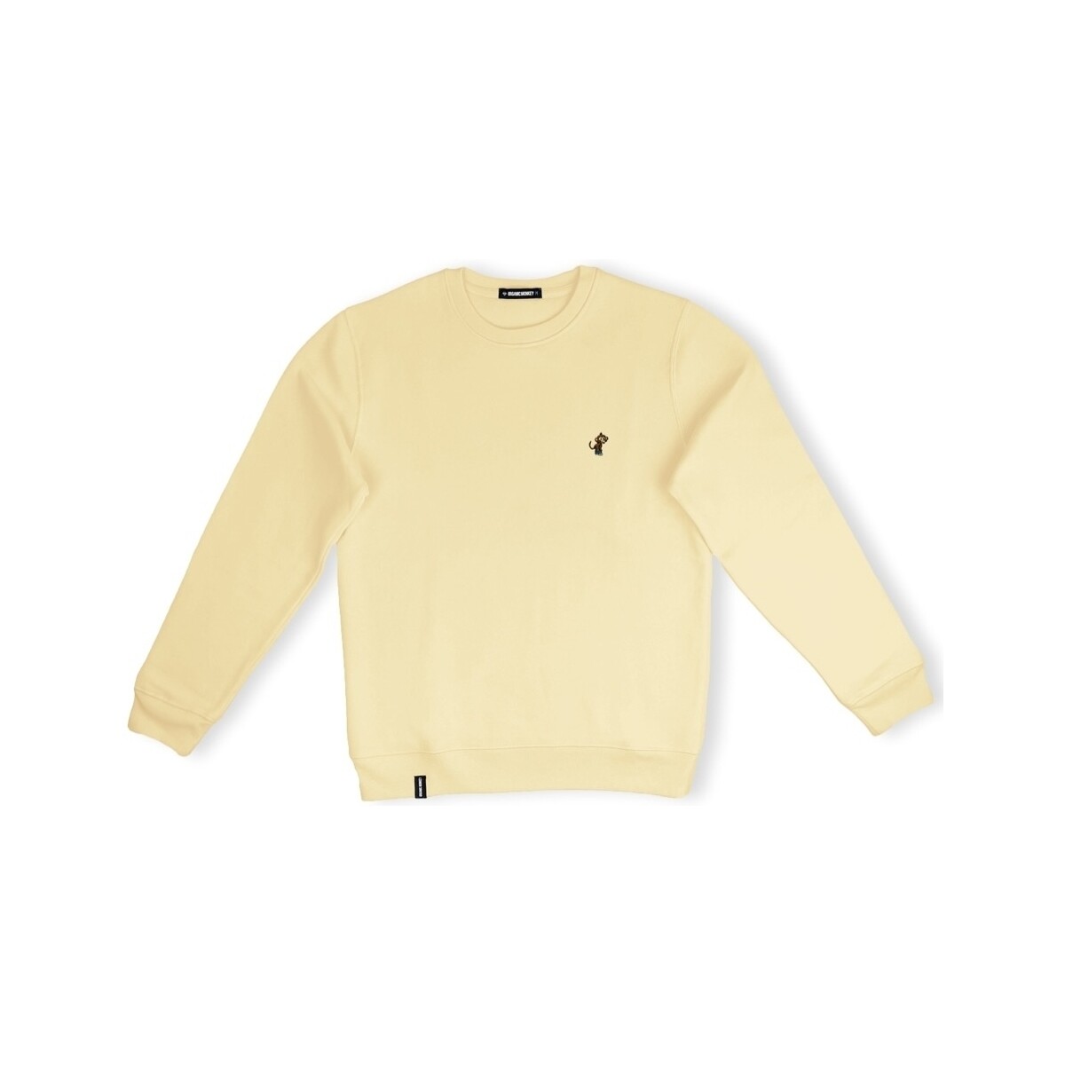 Textiel Heren Sweaters / Sweatshirts Organic Monkey Sweatshirt Ay Caramba - Yellow Geel