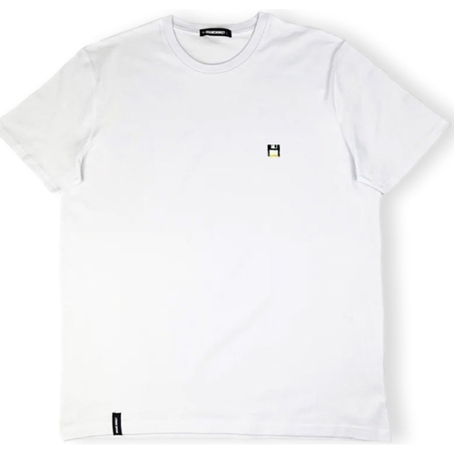 Textiel Heren T-shirts & Polo’s Organic Monkey T-Shirt Floppy - White Wit