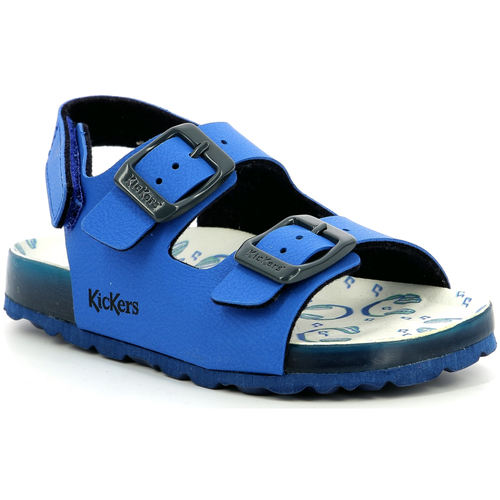 Schoenen Jongens Sandalen / Open schoenen Kickers Sunyva Blauw