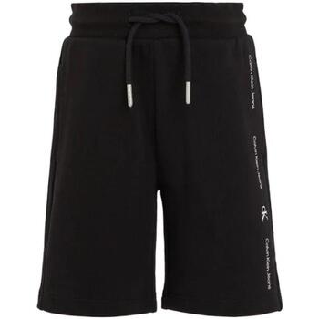 Textiel Jongens Korte broeken / Bermuda's Calvin Klein Jeans  Zwart