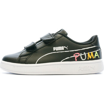 Schoenen Meisjes Lage sneakers Puma  Zwart