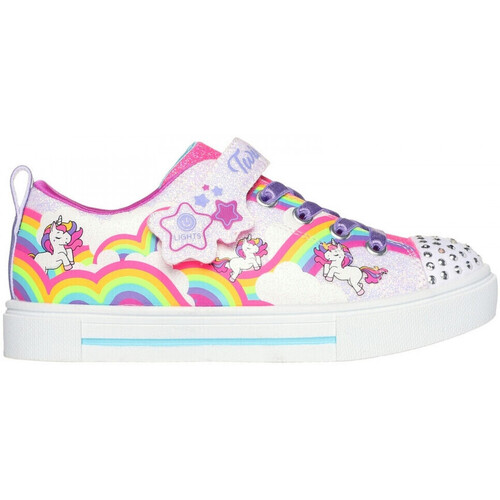 Schoenen Meisjes Sneakers Skechers Twinkle sparks - jumpin' clou Multicolour