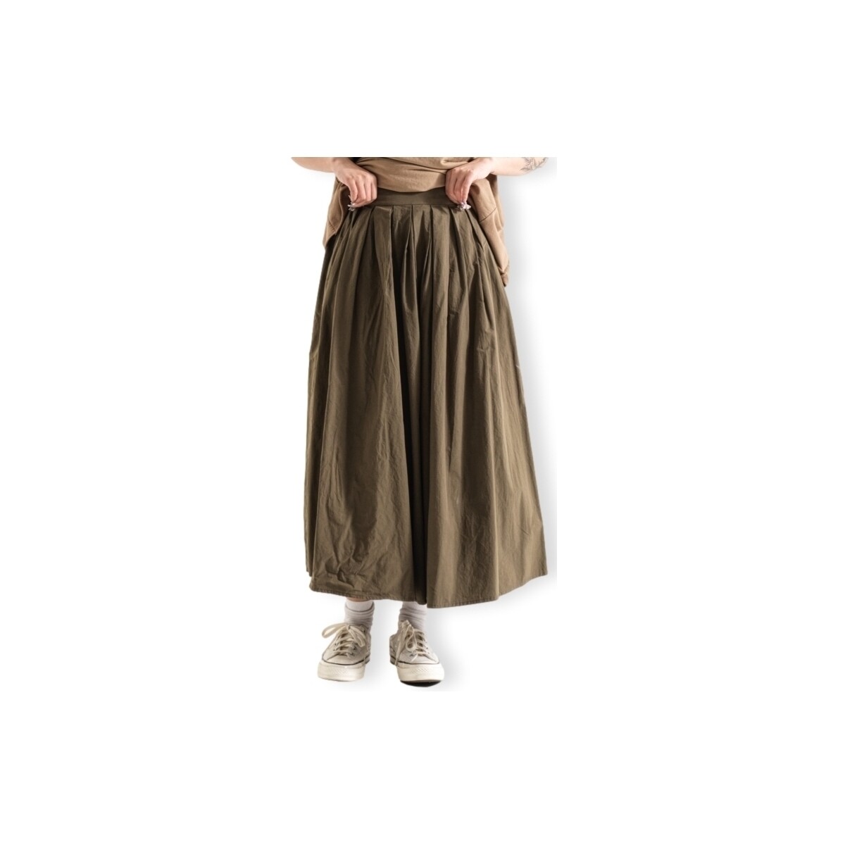 Textiel Dames Rokken Wendy Trendy Skirt 330024 - Olive Groen