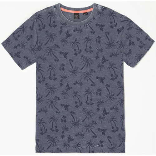 Textiel Heren T-shirts & Polo’s Le Temps des Cerises T-shirt OSMEL Blauw
