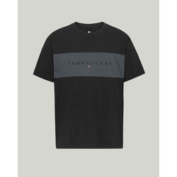 Textiel Heren T-shirts korte mouwen Tommy Hilfiger DM0DM18269BDS Zwart