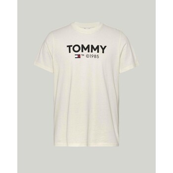 Textiel Heren T-shirts korte mouwen Tommy Hilfiger DM0DM18264 Wit