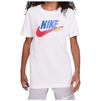 Textiel Jongens T-shirts korte mouwen Nike Camiseta Nio-a   Sporwear FD1201 Wit