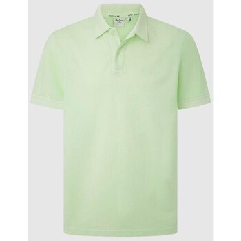 Textiel Heren T-shirts korte mouwen Pepe jeans PM542099 NEW OLIVER GD Groen