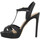 Schoenen Dames Sandalen / Open schoenen Lola Cruz 411p Cuir Femme Noir Zwart