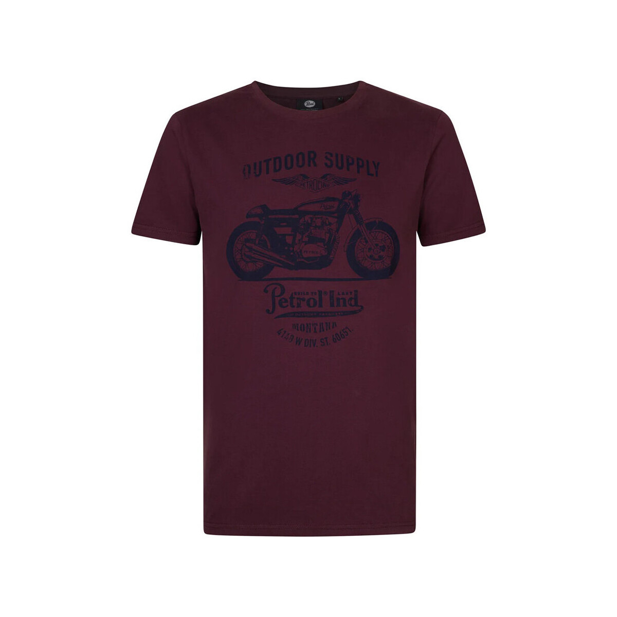 Textiel Heren T-shirts & Polo’s Petrol Industries  Rood