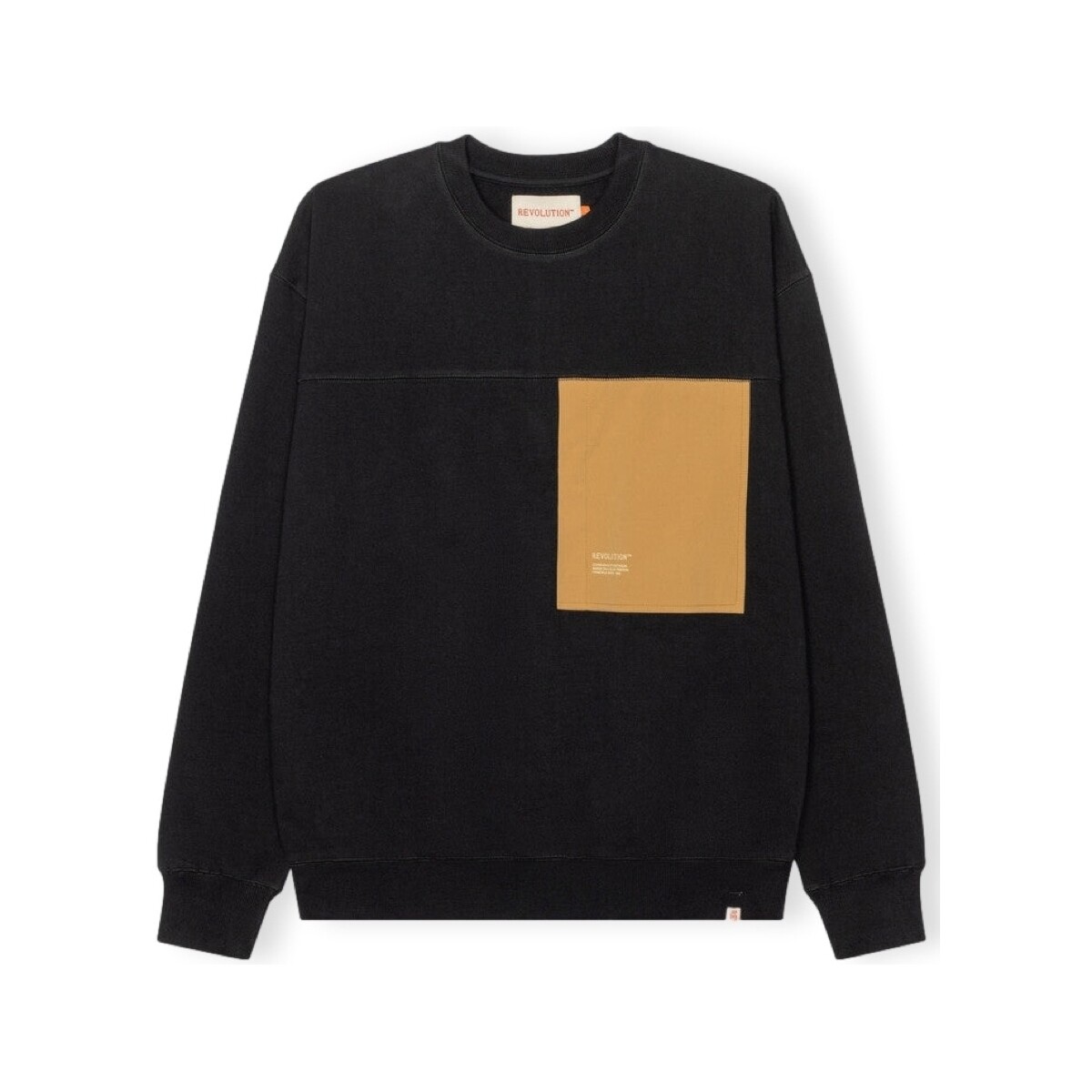 Textiel Heren Sweaters / Sweatshirts Revolution Sweat Hiking 2770 - Black Geel