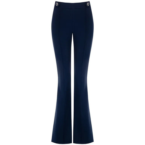 Textiel Dames Broeken / Pantalons Rinascimento CFC0117930003 Bleu foncé