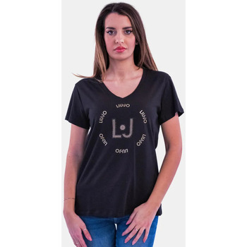 Textiel Dames T-shirts & Polo’s Liu Jo TA4137-J6040 Noir
