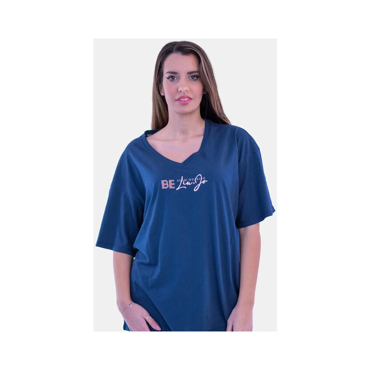 Textiel Dames T-shirts & Polo’s Liu Jo TA4144-J6040 Bleu