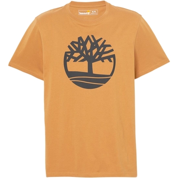 Textiel Heren T-shirts korte mouwen Timberland 227621 Brown