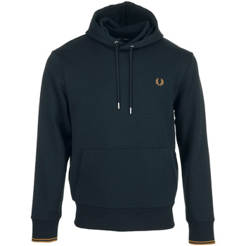 Fred Perry Tipped Hooded Sweatshirt Blauw