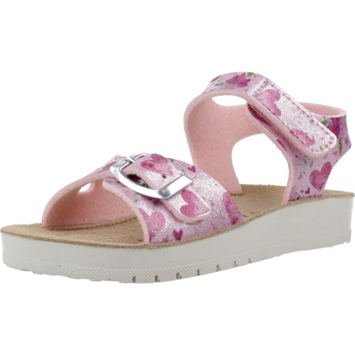Schoenen Meisjes Sandalen / Open schoenen Geox J SANDAL COSTAREI GI Roze