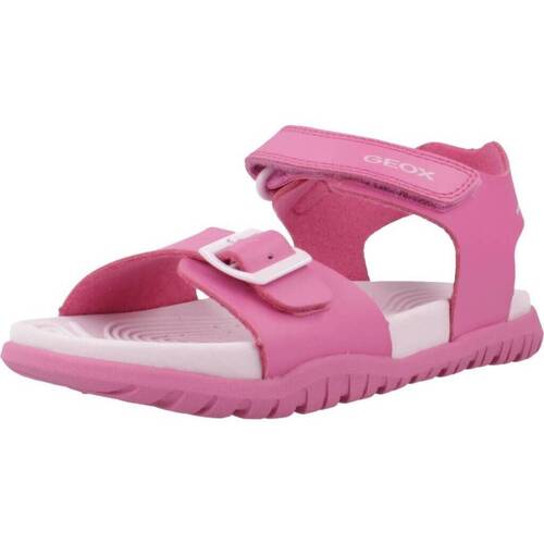 Schoenen Meisjes Sandalen / Open schoenen Geox J SANDAL FUSBETTO GI Roze
