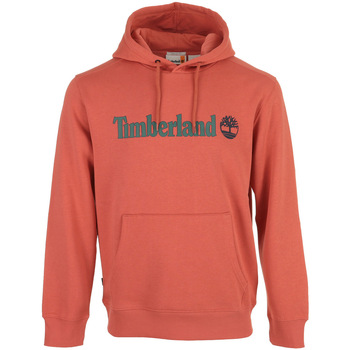 Textiel Heren Sweaters / Sweatshirts Timberland Linear Logo Hoodie Orange