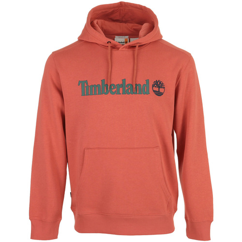 Textiel Heren Sweaters / Sweatshirts Timberland Linear Logo Hoodie Orange