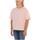 Textiel Meisjes T-shirts korte mouwen Calvin Klein Jeans  Roze