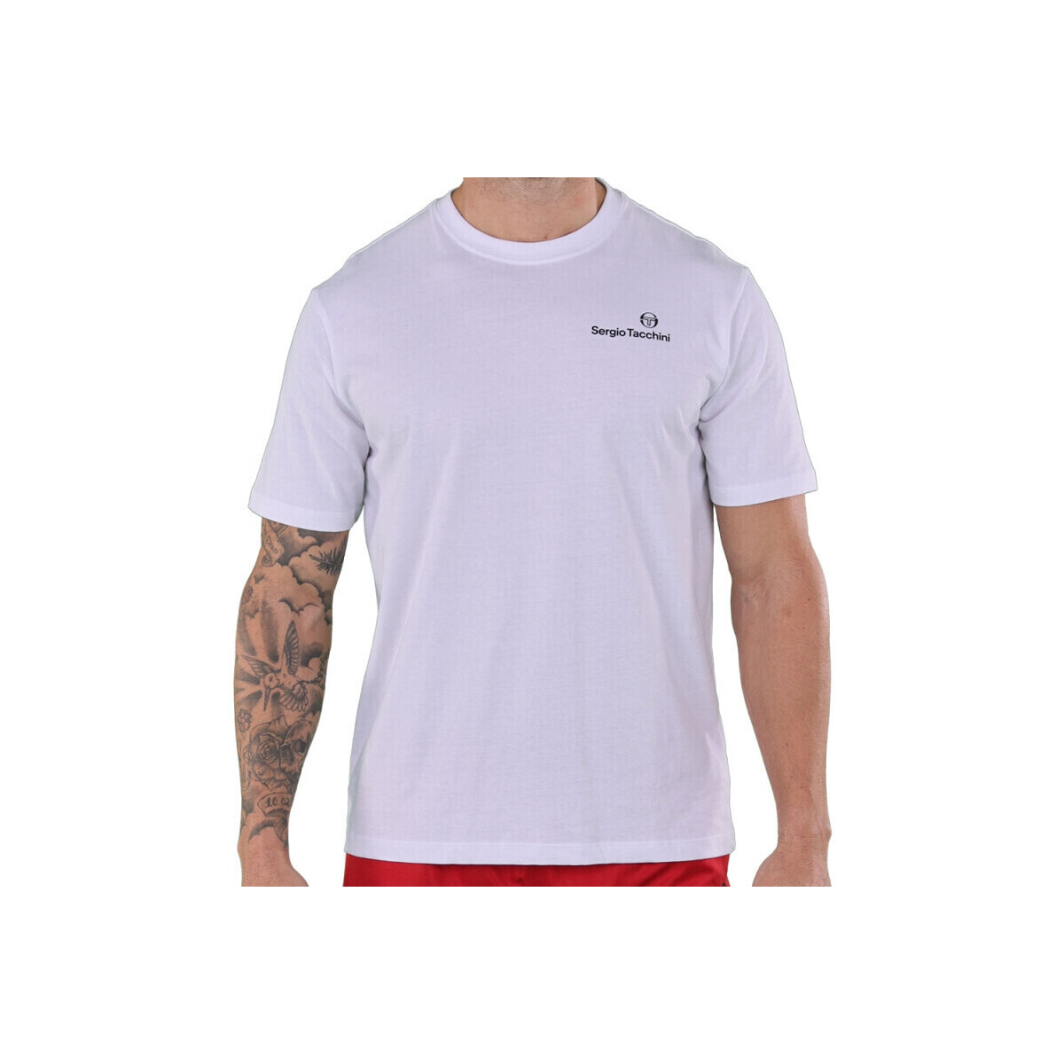 Textiel Heren T-shirts & Polo’s Sergio Tacchini T-Shirt  ARNOLD Blanc Wit