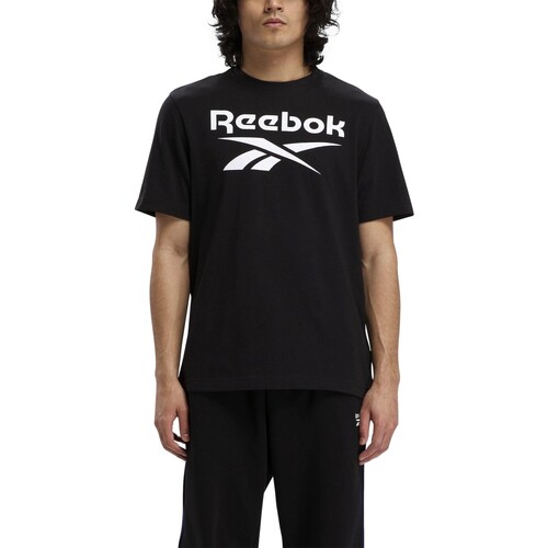 Textiel Heren T-shirts korte mouwen Reebok Sport CAMISETA HOMBRE  LOGO 100070405 Zwart