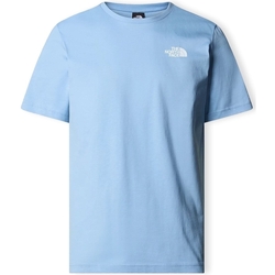 Textiel Heren T-shirts & Polo’s The North Face T-Shirt Redbox - Steel Blue Blauw