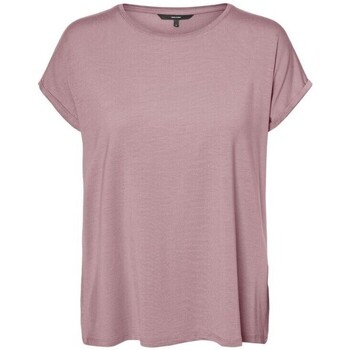 Textiel Dames T-shirts & Polo’s Vero Moda 10284468 AVA Roze